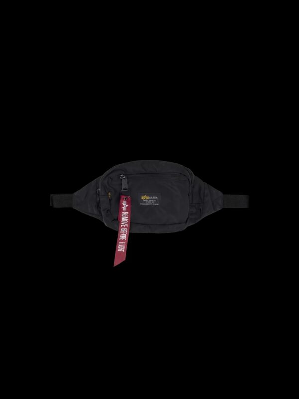 ALPHA INDUSTRIESRiñonera"Crew Waist Bag"color negro