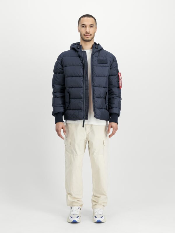 ALPHA INDUSTRIES Chaqueta " Hooded Puffer Alpha FD " color azul