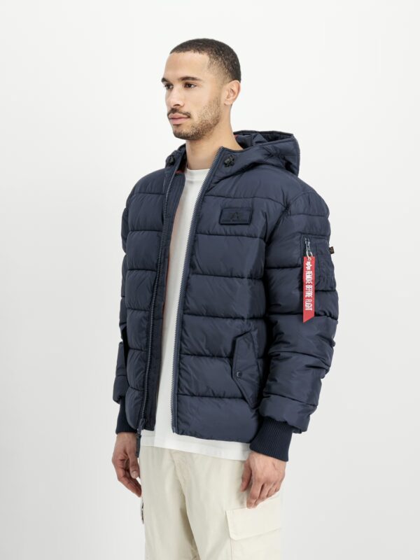 ALPHA INDUSTRIES Chaqueta " Hooded Puffer Alpha FD " color azul