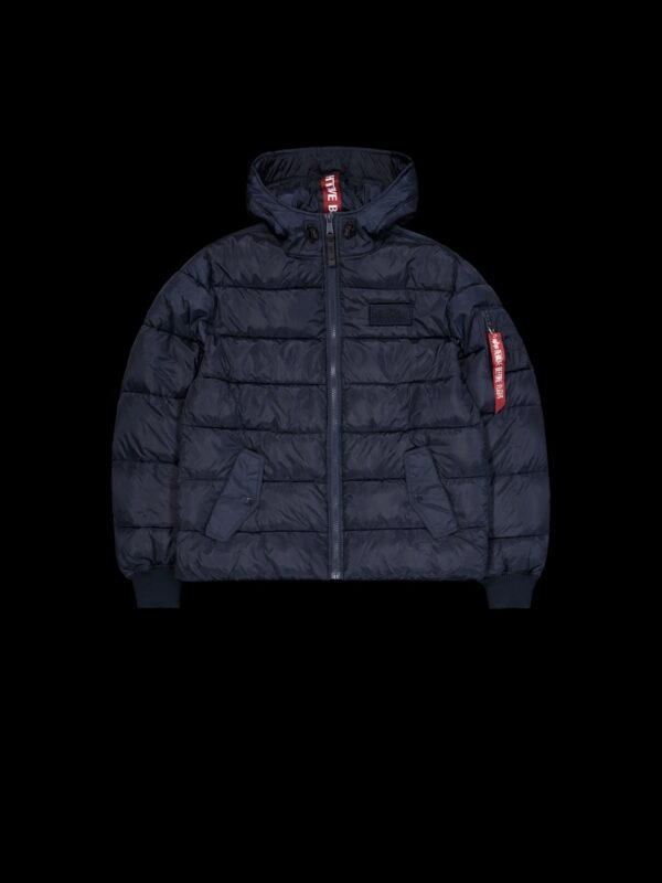 ALPHA INDUSTRIES Chaqueta " Hooded Puffer Alpha FD " color azul