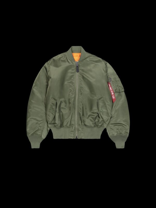 ALPHA INDUSTRIES Bomber " MA-1 Heritage Bomber Jacket " color verde