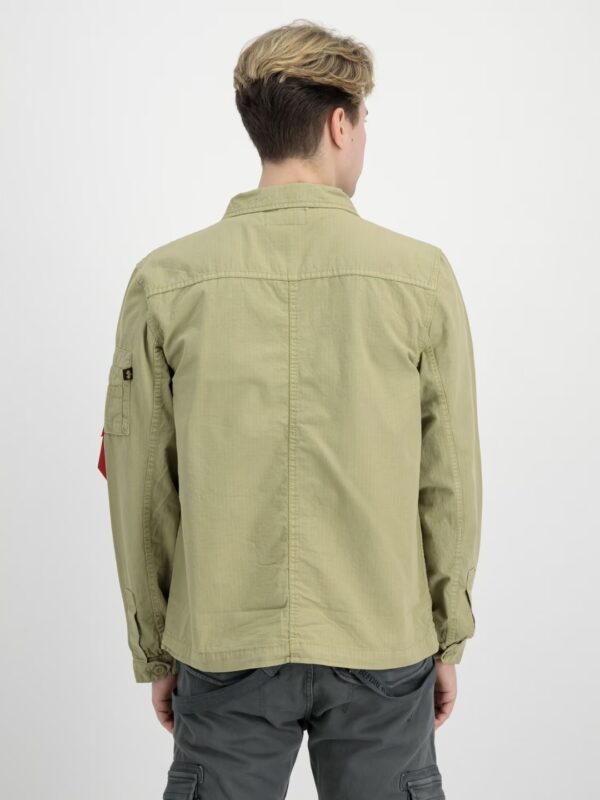 ALPHA INDUSTRIES Sobrecamisa " Ripstop Cargo Overshirt " color verde