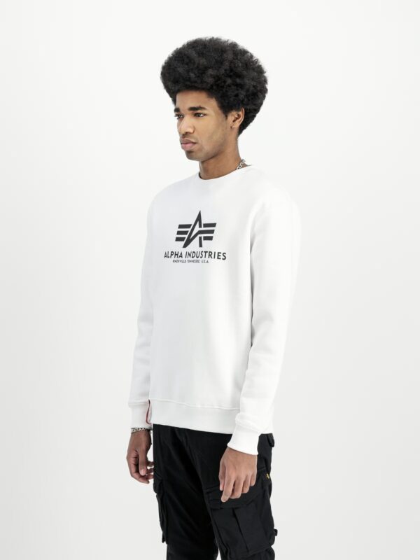ALPHA INDUSTRIESSudadera"Basic Sweatshirt"color blanco