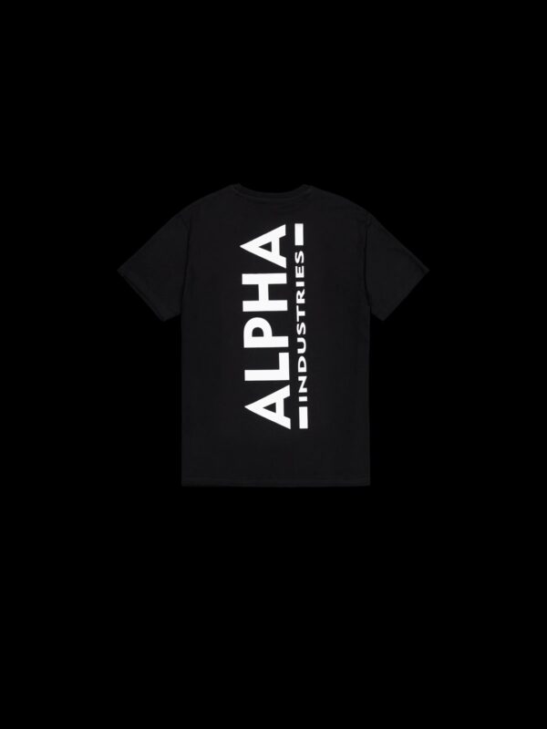 ALPHA INDUSTRIESCamiseta"Backprint T-Shirt"color negro