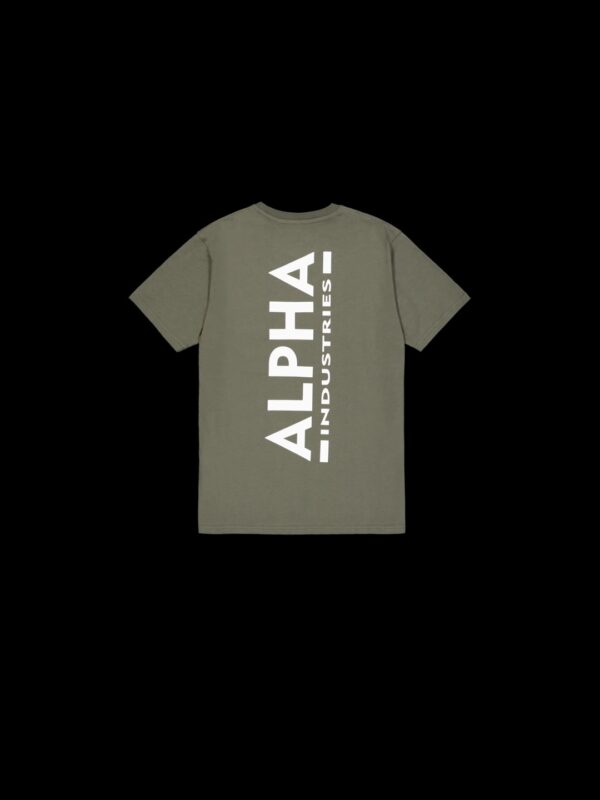 ALPHA INDUSTRIESCamiseta"Backprint T-Shirt"color verde