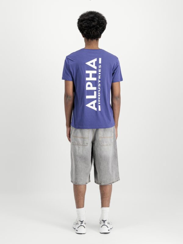 ALPHA INDUSTRIESCamiseta"Backprint T-Shirt"color azul
