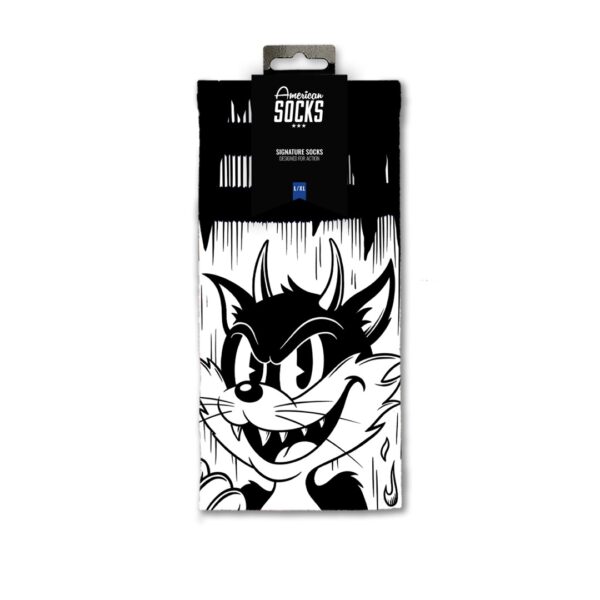 AMERICAN SOCKS Calcetines " Evil Cat " serie signature