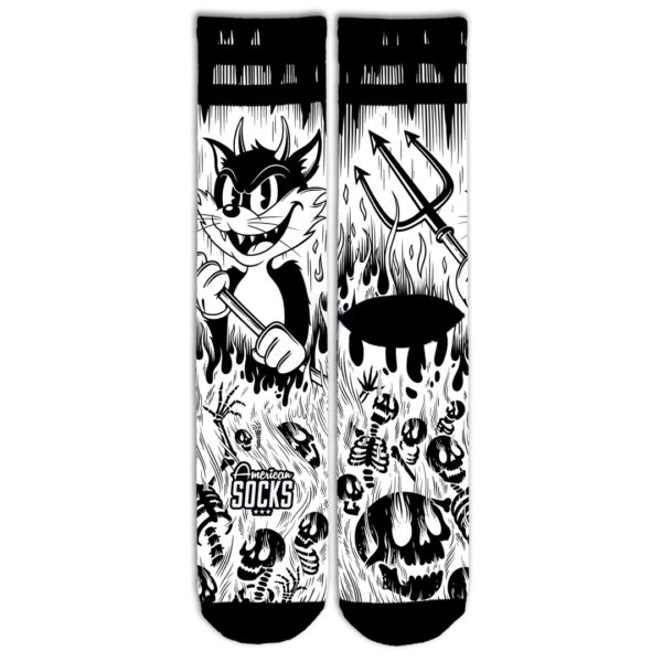 AMERICAN SOCKS Calcetines " Evil Cat " serie signature