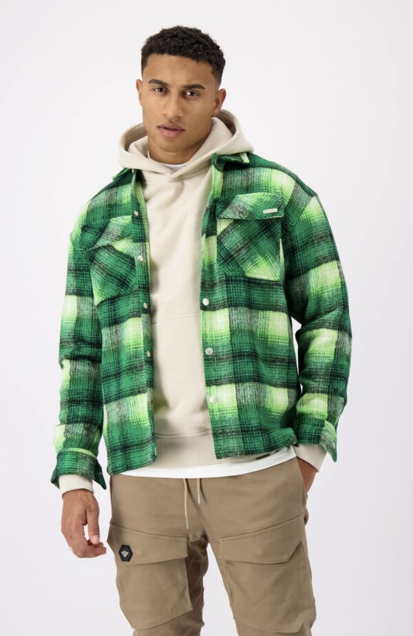 BLACK BANANAS Sobrecamisa " ARCH OVERSHIRT " color verde