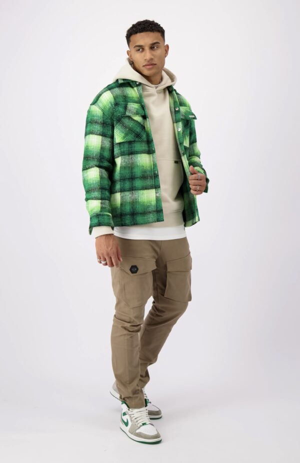 BLACK BANANAS Sobrecamisa " ARCH OVERSHIRT " color verde