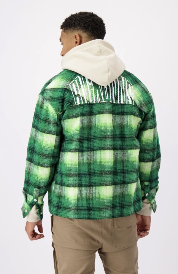 BLACK BANANAS Sobrecamisa " ARCH OVERSHIRT " color verde