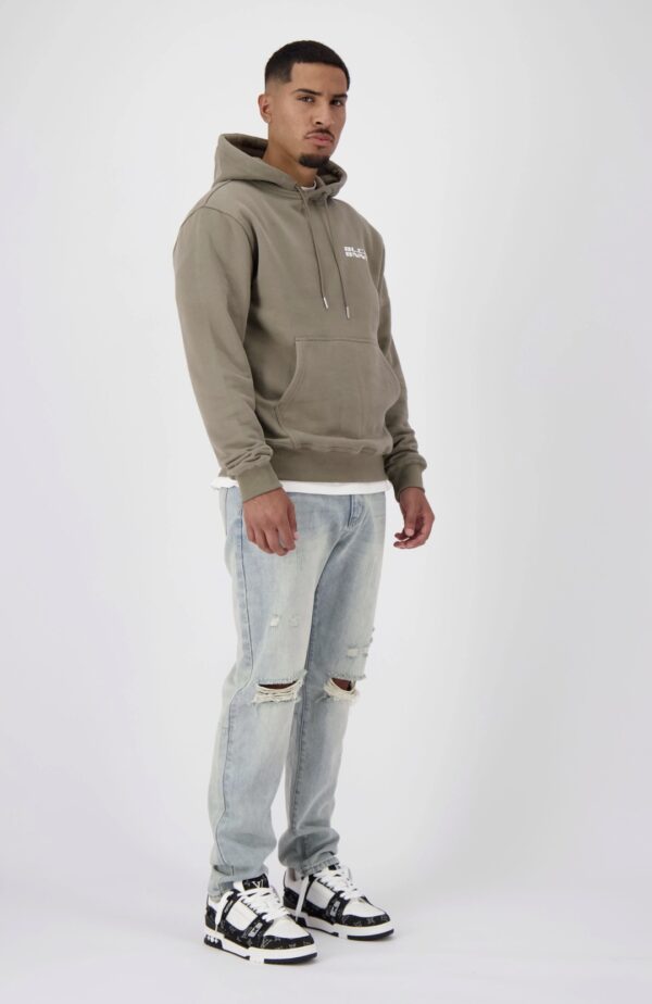 BLACK BANANAS Sudadera " INITIAL HOODIE " color verde musgo