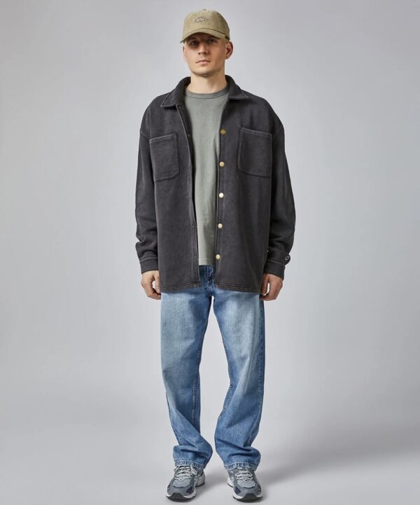 CHAMPION Camisa felpa vintage color antracita