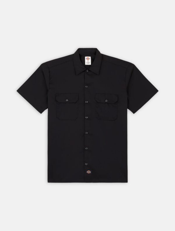 DIKIESCamisa" 247 GD WORK SHIRT SS "color negro
