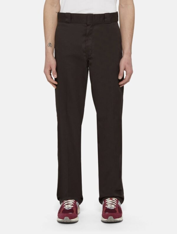 DIKIES Pantalon " 874 WORK PANT REC DARK BROWN "