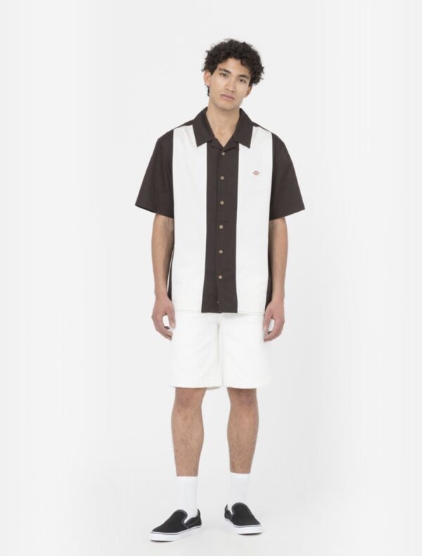 DIKIES Bermudas " DUCK CANVAS CHAP SHORT SW CLOUD " color crudo