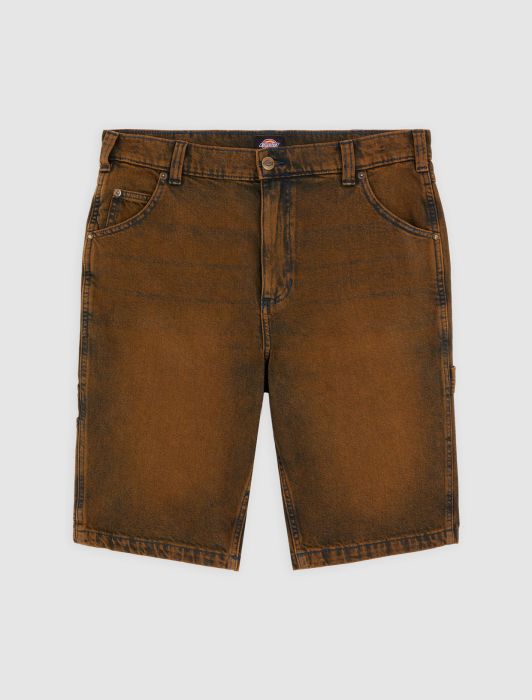 DIKIES Pantalon " GARYVILLE DENIM SHORT INDIGO BROWN " denim marron