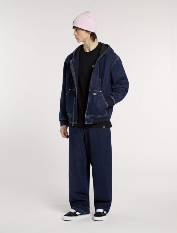 DIKIESChaqueta"HILHAM HOODED JACKET DARK INDIGO "color denim