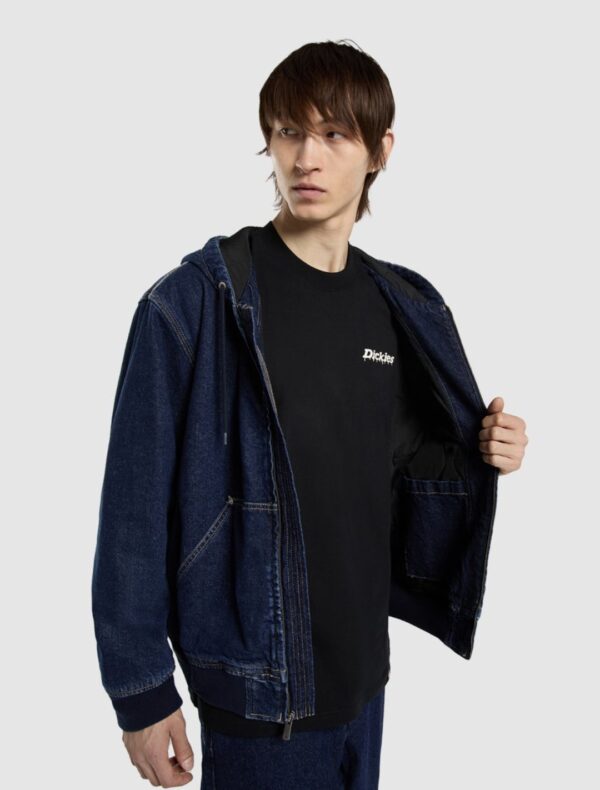 DIKIESChaqueta"HILHAM HOODED JACKET DARK INDIGO "color denim