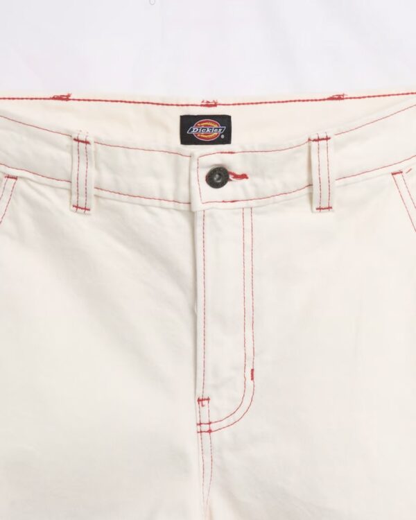 DIKIES Bermuda " LOOSE DENIM PAINTER SHORT EGRET " color crudo