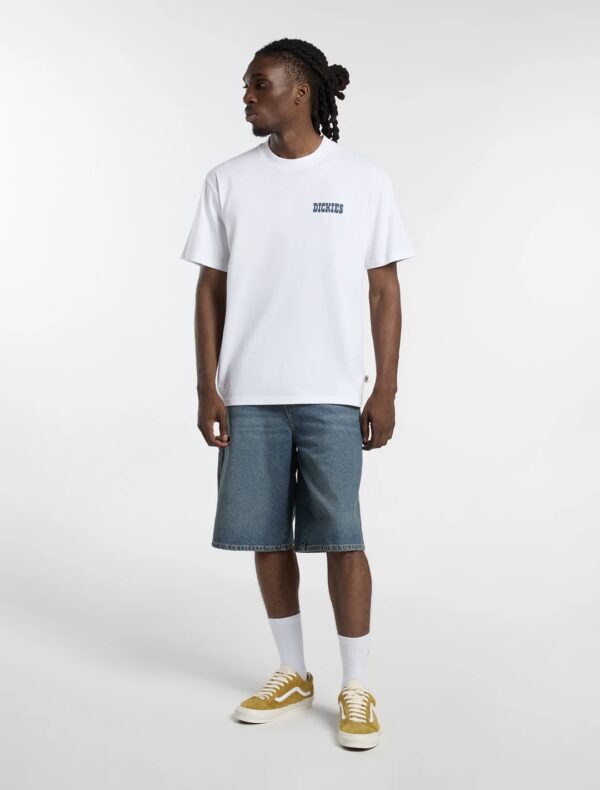 DIKIESCamiseta"PLAIN CITY SS TEE WHITE"color blanco