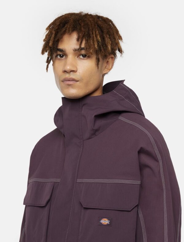 DIKIES Chaqueta " RONAN HOODED JACKET PLUM PERFECT "