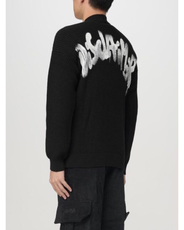 DISCLAIMER Chaqueta de punto color negro