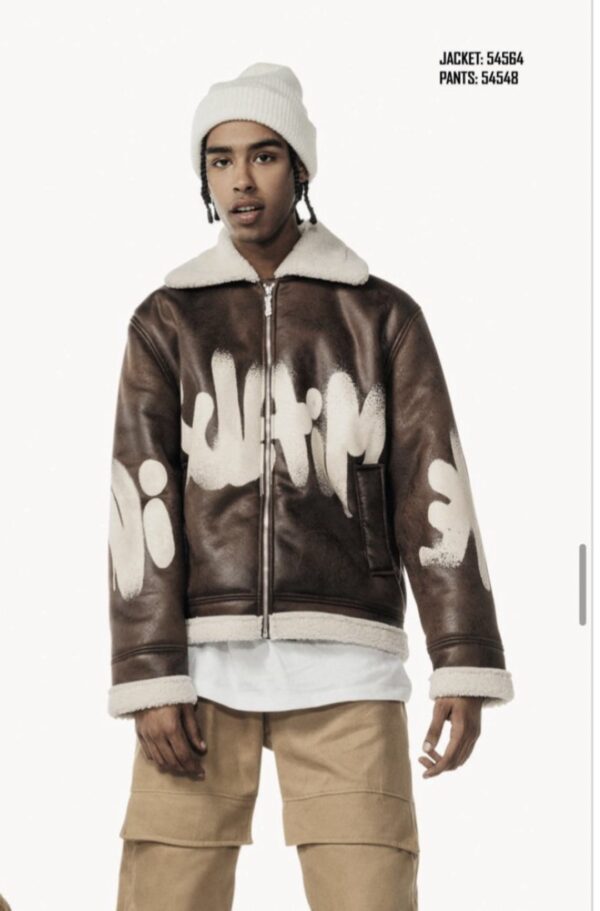 DISCLAIMER Chaqueta color marron