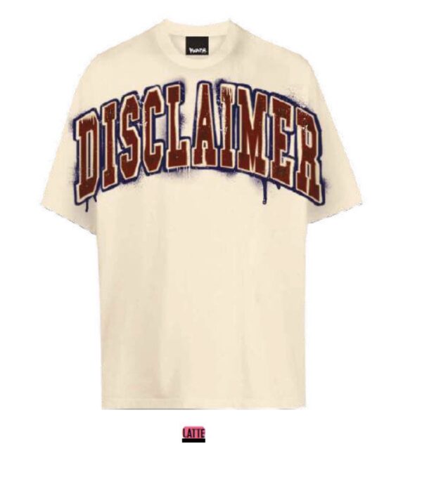 DISCLAIMERCamiseta logo color crudo