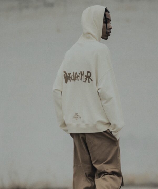 DISCLAIMER Sudadera color crudo