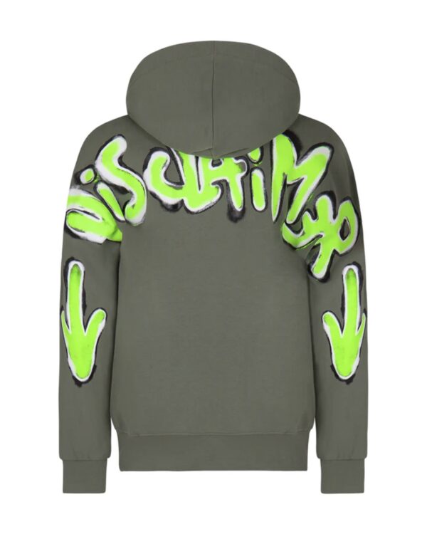 DISCLAIMERSudadera logo basica color verde