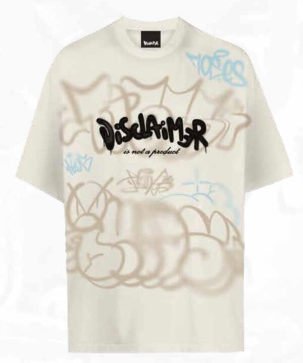DISCLAIMERCamiseta Graff color crudo