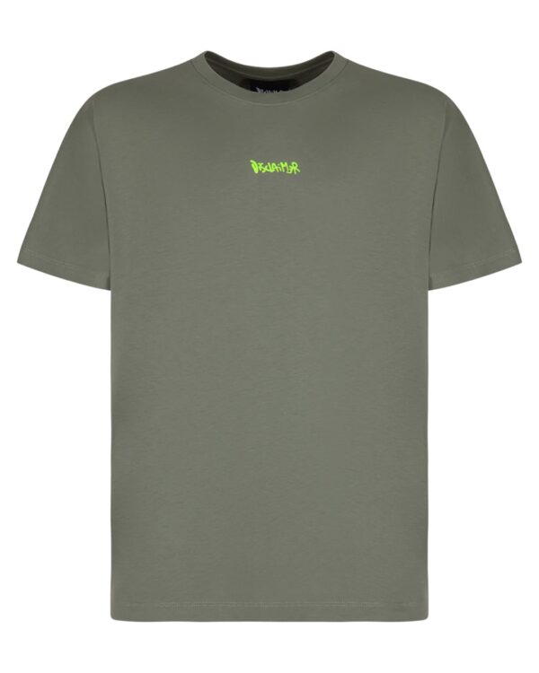 DISCLAIMERCamiseta logo basica color verde