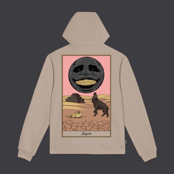 DOLLY NOIR Sudadera " BLACK MOON TAROT HOODIE " color beige