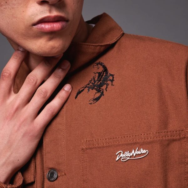 DOLLY NOIR Chaqueta " DESERT SKULL SITE JACKET " color beige