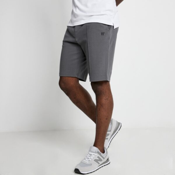 11 DEGREES Bermuda " Pique Pin Tuck " color gris