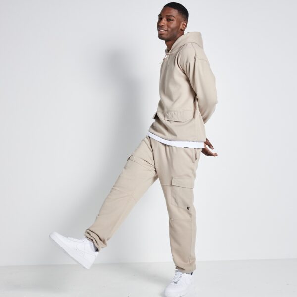 11 DEGREES Pantalon " UTILITY POCKET JOGGERS " color crudo