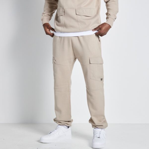 11 DEGREES Pantalon " UTILITY POCKET JOGGERS " color crudo
