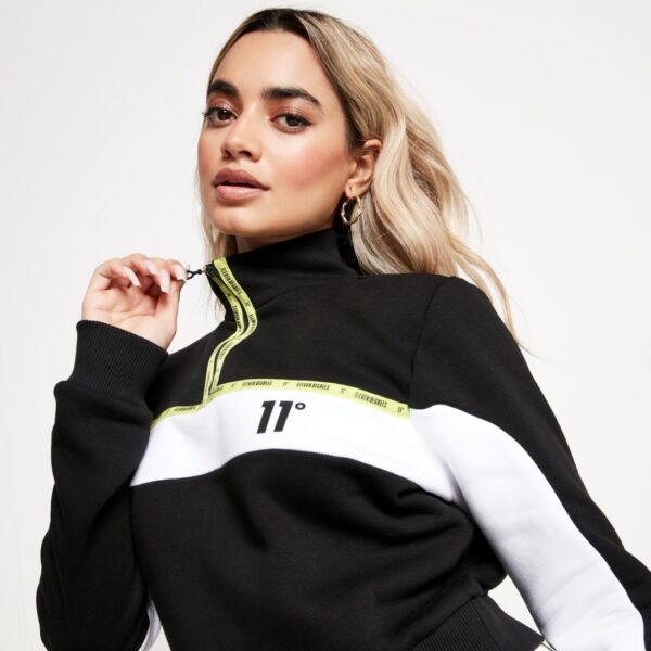 11 DEGREES Sudadera " Micro Tape " color negro