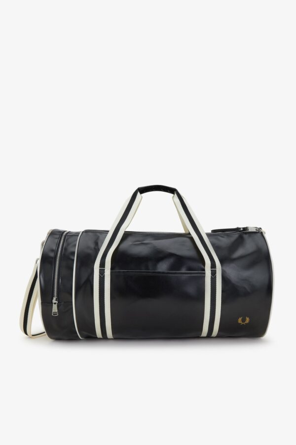 FRED PERRYBolso"CLASSIC LARGE BARREL BAG"color negro