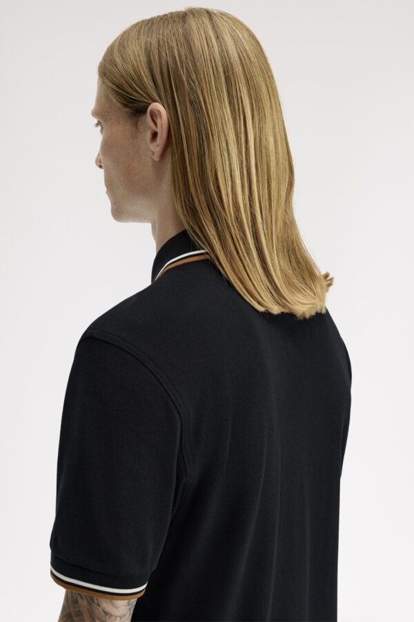 FRED PERRYPolo"TWIN PIPPED"color negro