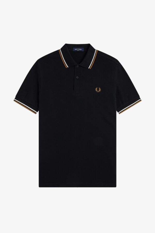 FRED PERRYPolo"TWIN PIPPED"color negro