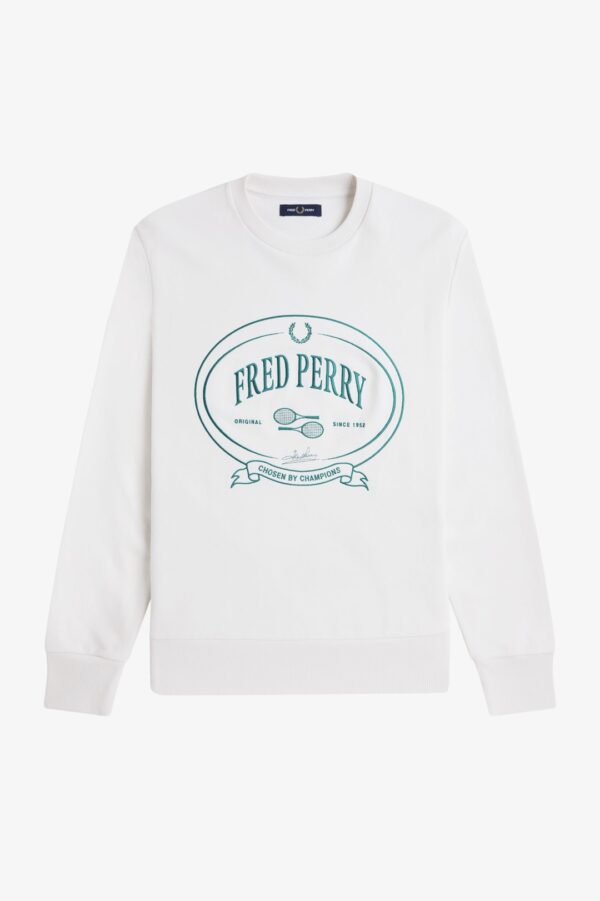 FRED PERRYSudadera"CHOSEN BY CHAMPIONS SWEATSHIRT"color crudo