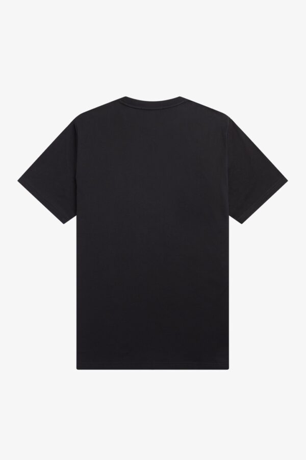 FRED PERRYCamiseta"Embroidered"color negro