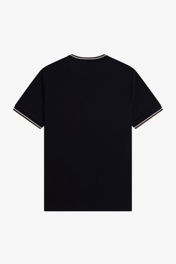 FRED PERRYCamiseta"TWIN TIPPED T-SHIRT"color negro