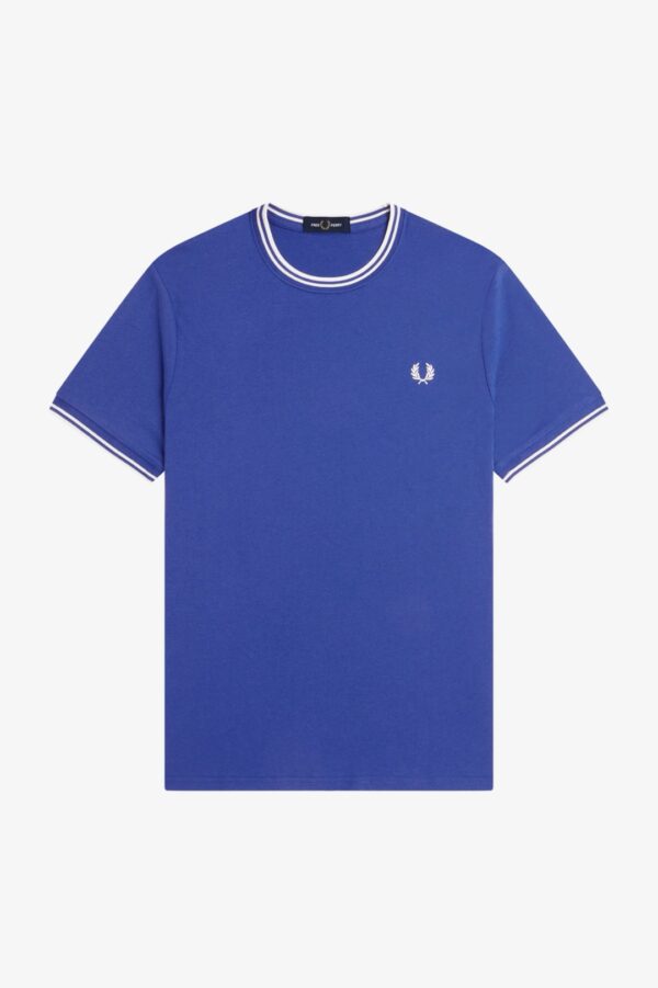 FRED PERRYCamiseta"TWIN TIPPED T-SHIRT"color marino