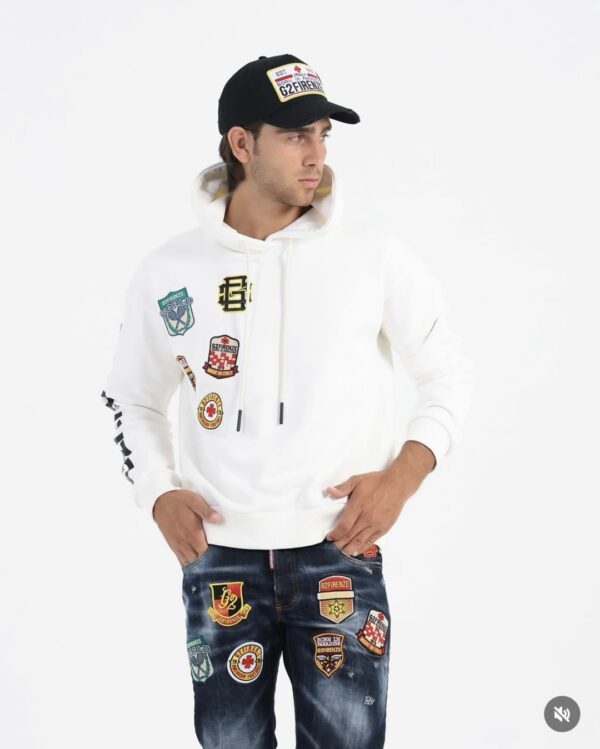 G2FIRENZESudadera"Racing"color blanco