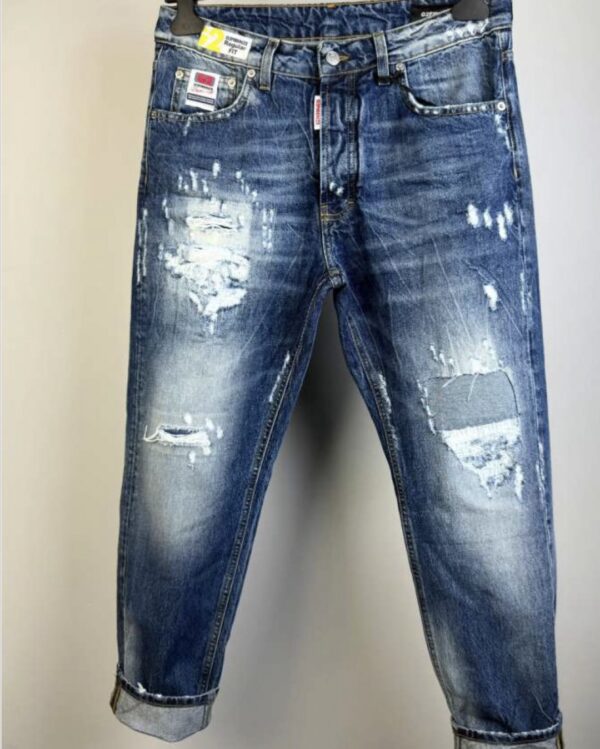 G2FIRENZEPantalon"Broken"denim lavado