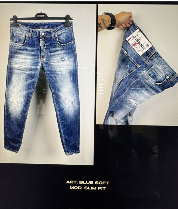 G2FIRENZE Pantalon " Blue Soft " denim