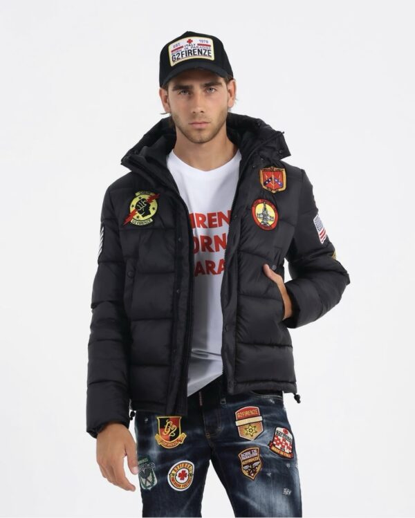 G2FIRENZEChaqueta"Aviator"color negro